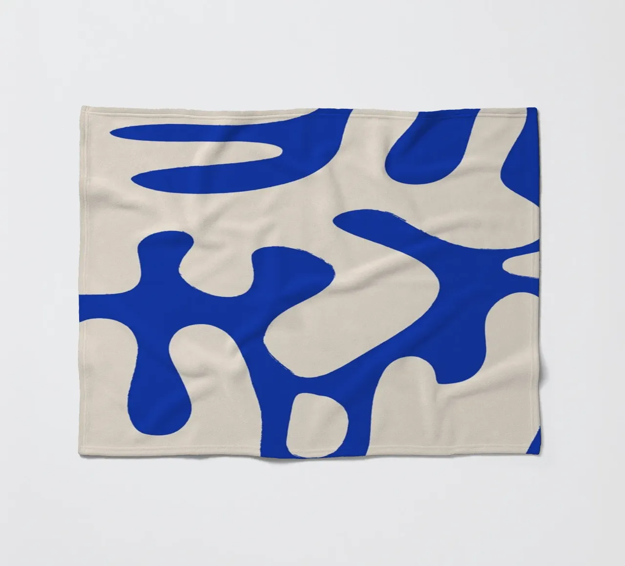 Modern Abstract Minimal Shapes 24 fleece blanket by ThingDesign