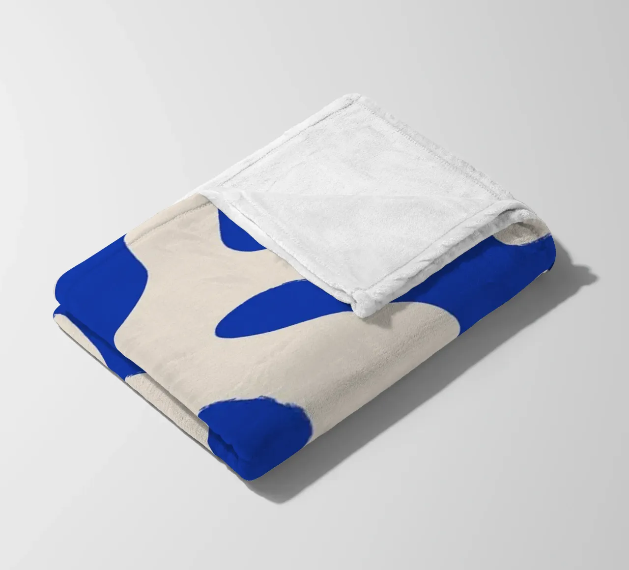 Modern Abstract Minimal Shapes 24 fleece blanket by ThingDesign
