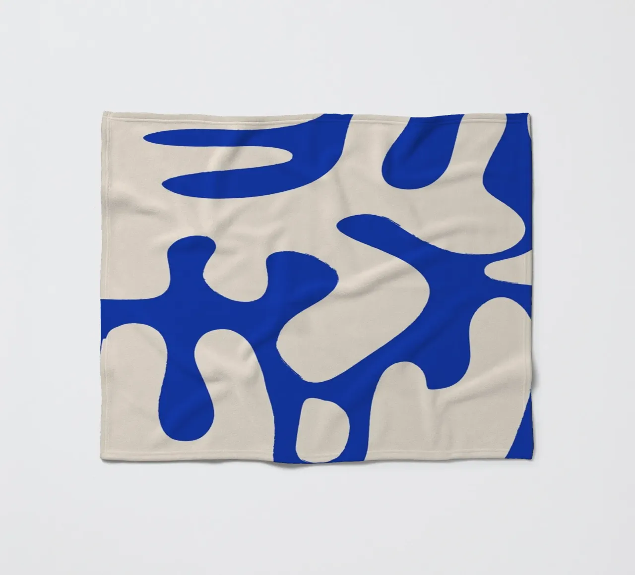 Modern Abstract Minimal Shapes 24 fleece blanket by ThingDesign