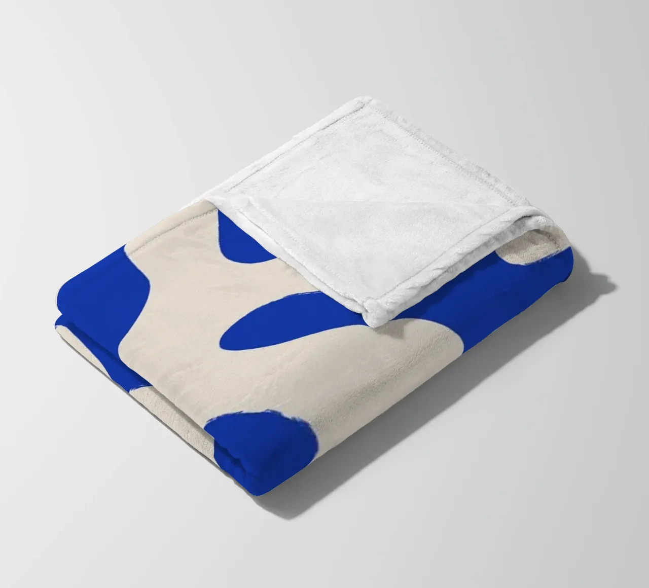 Modern Abstract Minimal Shapes 24 fleece blanket by ThingDesign