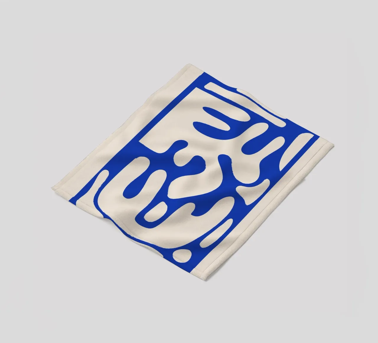 Modern Abstract Minimal Shapes 24 fleece blanket by ThingDesign