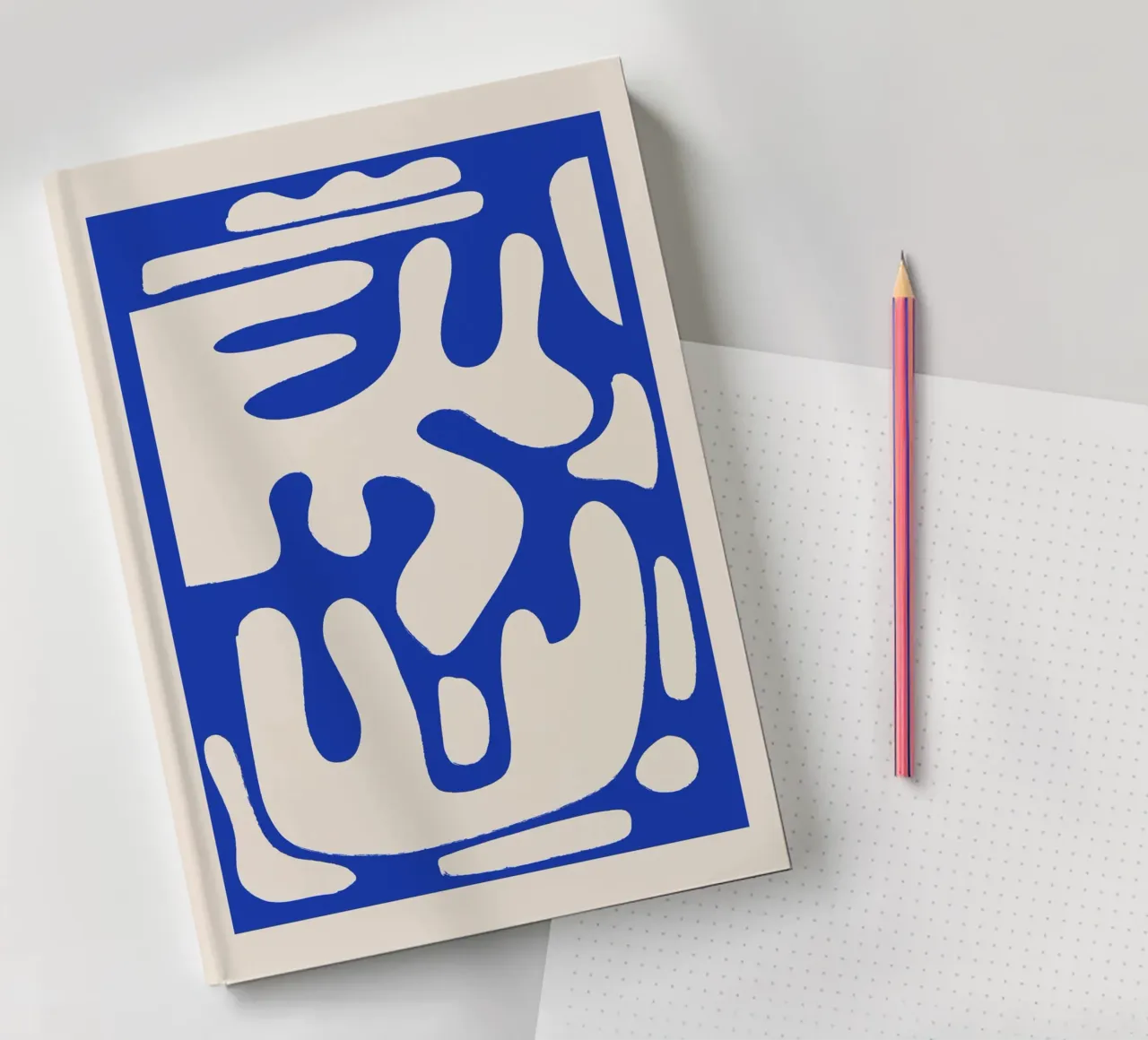 Modern Abstract Minimal Shapes 24 notebook by ThingDesign