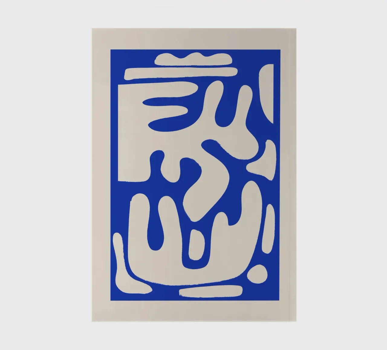 Modern Abstract Minimal Shapes 24 notebook by ThingDesign