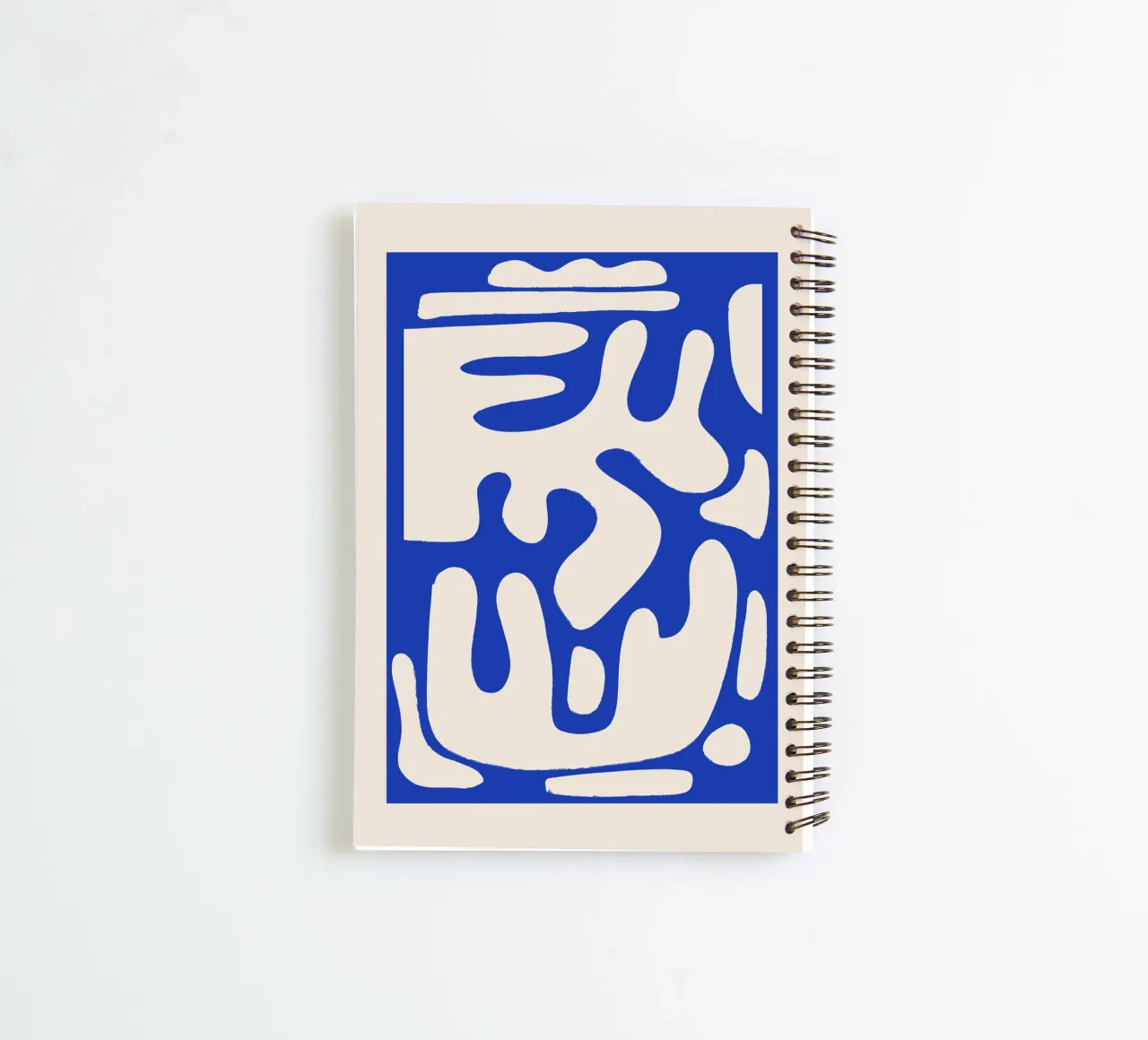 Modern Abstract Minimal Shapes 24 spiral notebook by ThingDesign