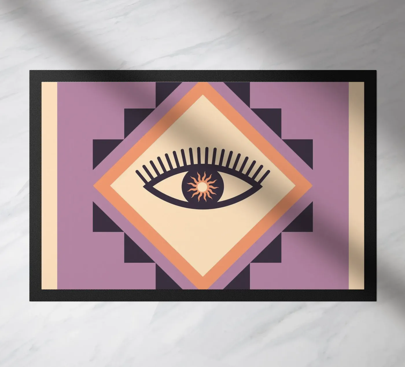 Abstract Oog deurmat van Gaite