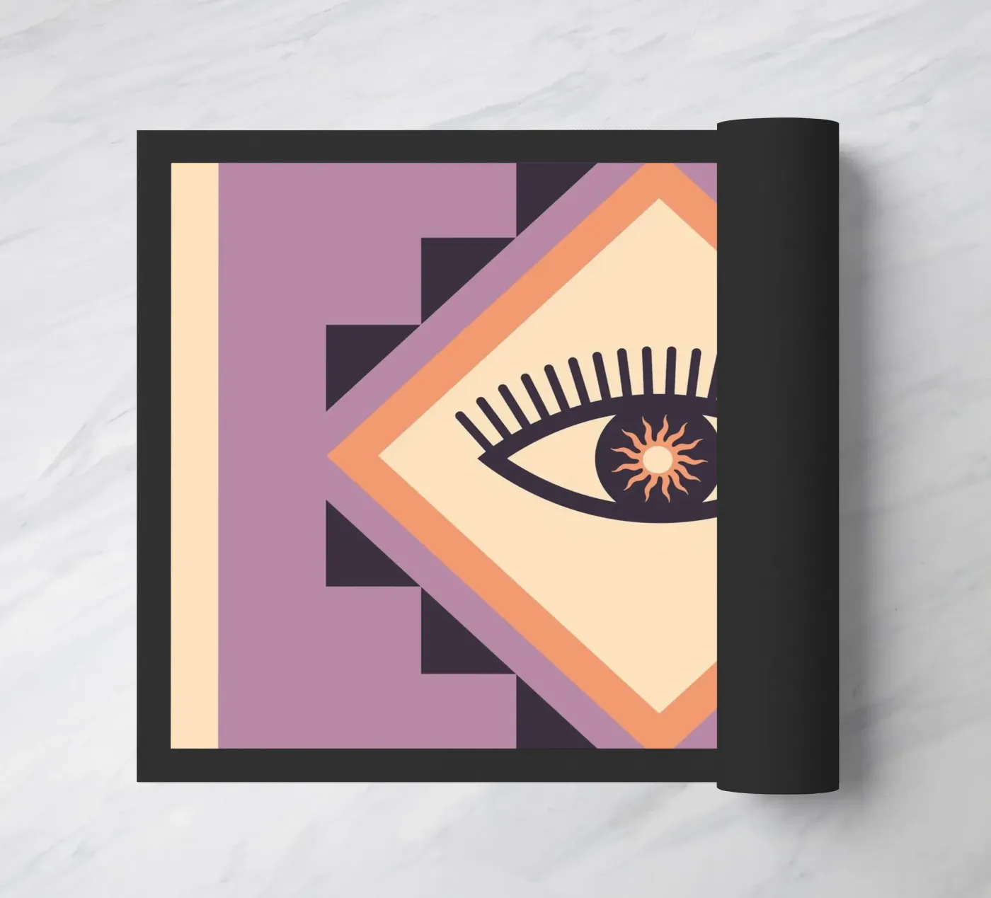 Abstract Oog deurmat van Gaite