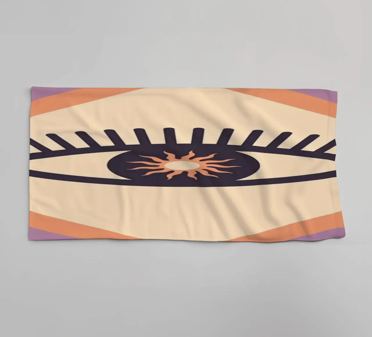 Abstract Oog badhanddoek van Gaite