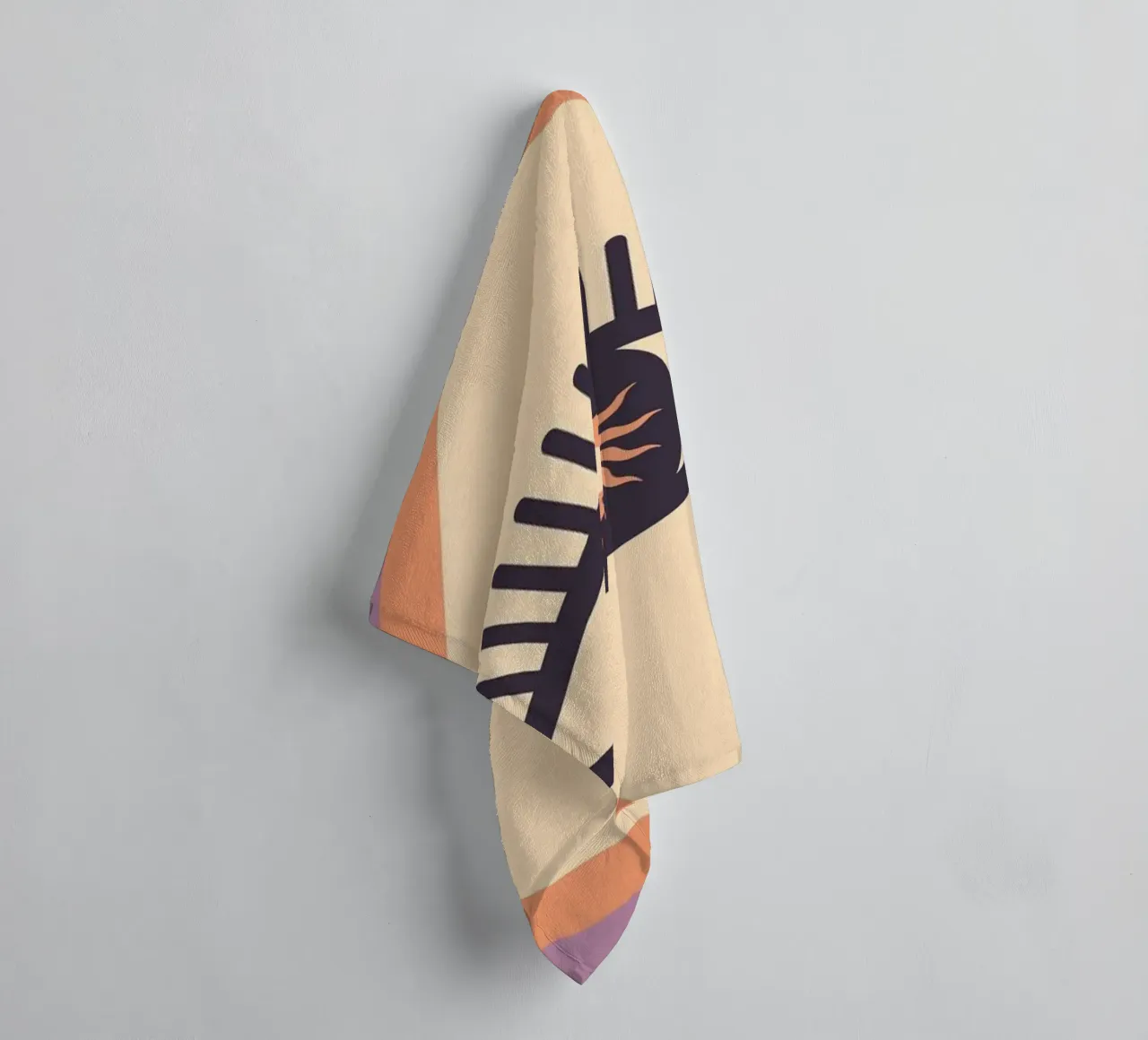 Abstract Oog badhanddoek van Gaite
