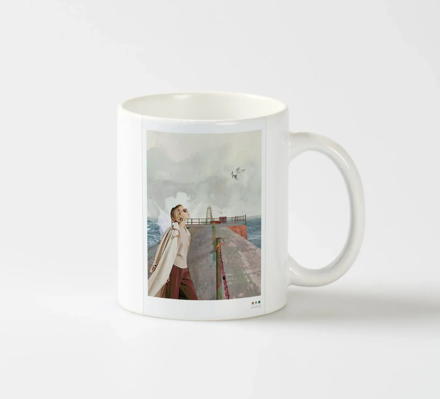Vorupør ceramic mug by Mathilde Olsen
