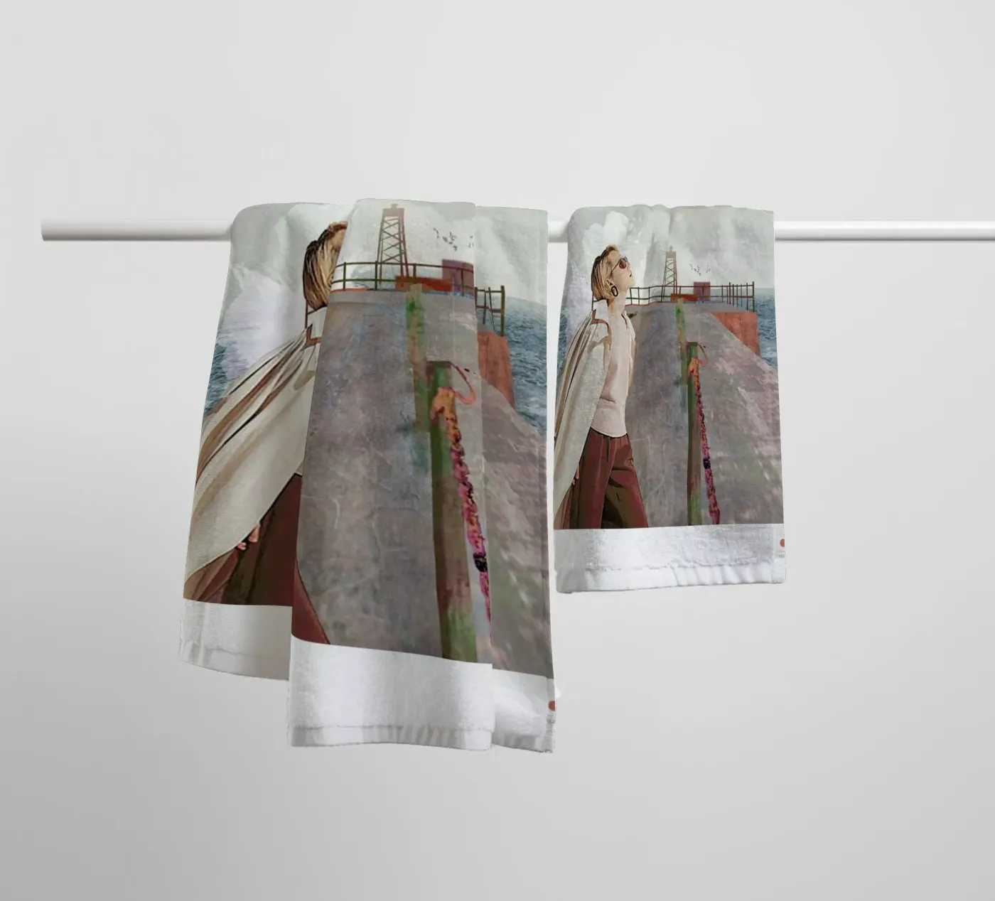 Vorupør badhanddoek van Mathilde Olsen