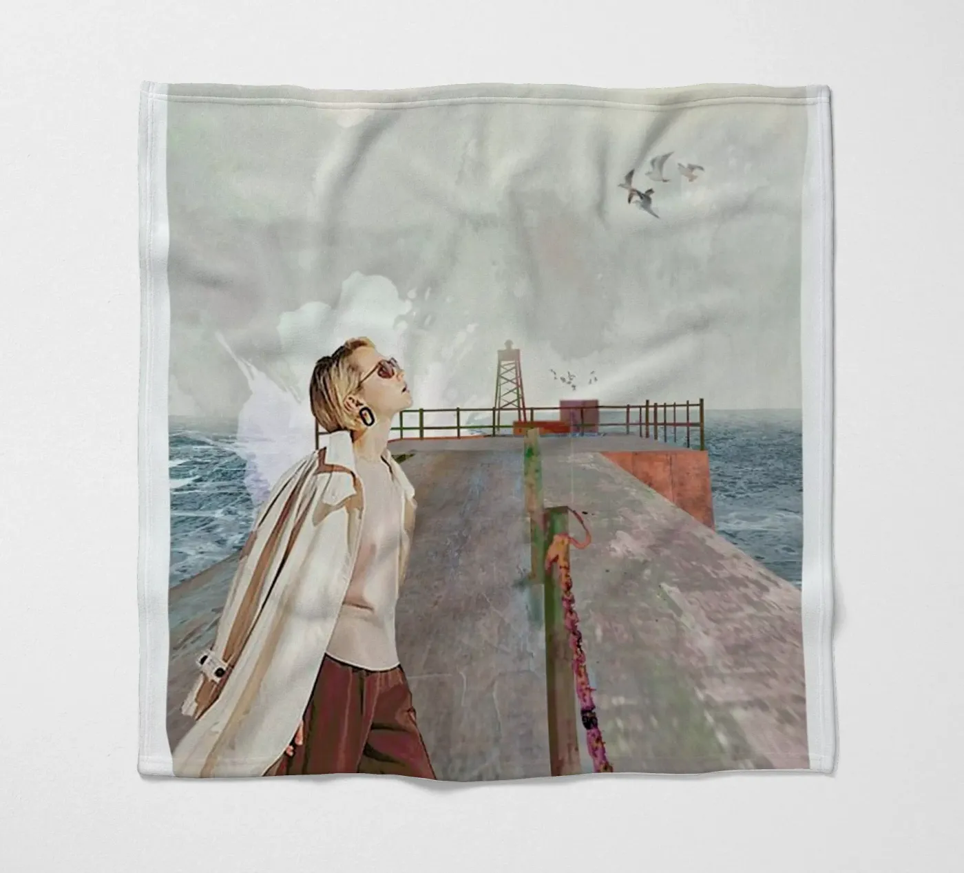 Vorupør Fleecedecke von Mathilde Olsen