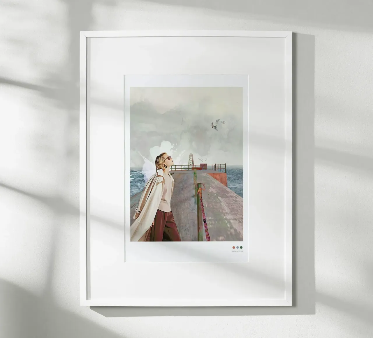 Vorupør poster con telaio in alluminio da Mathilde Olsen