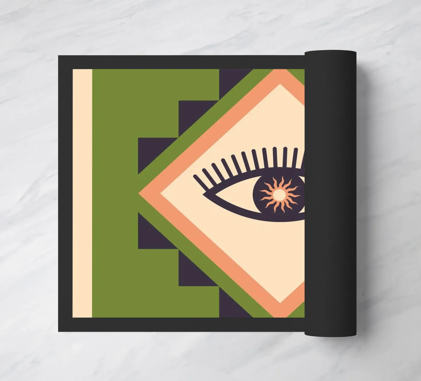 Abstract Oog 3 deurmat van Gaite