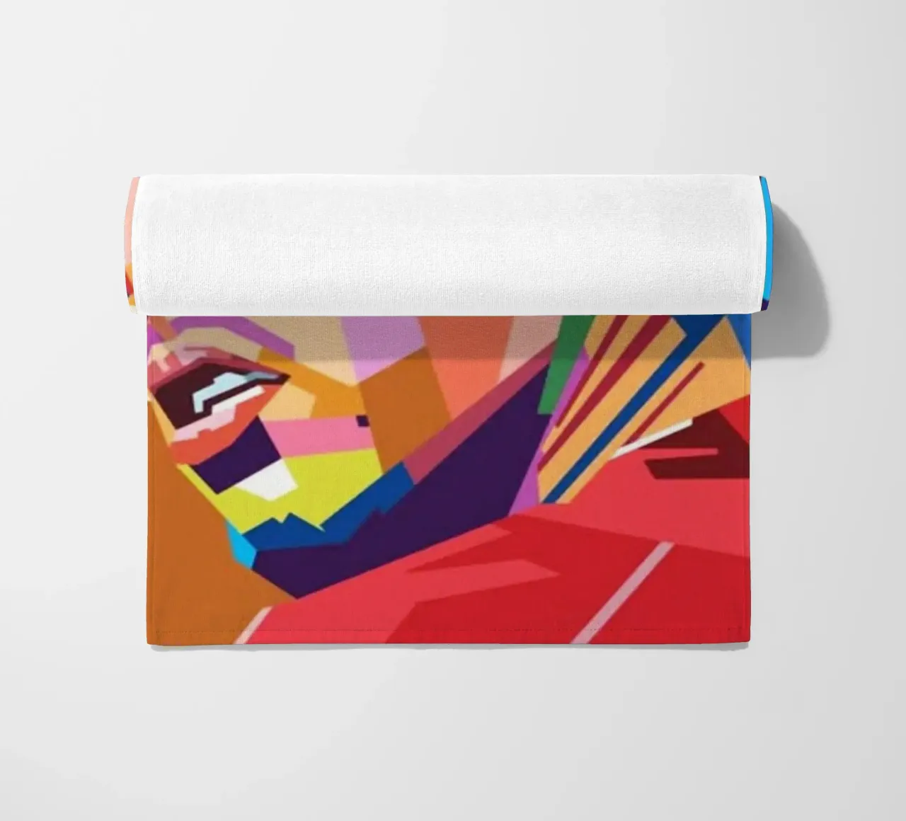 Calcio iconico Robert Firmino pop art telo mare da Hantamrata