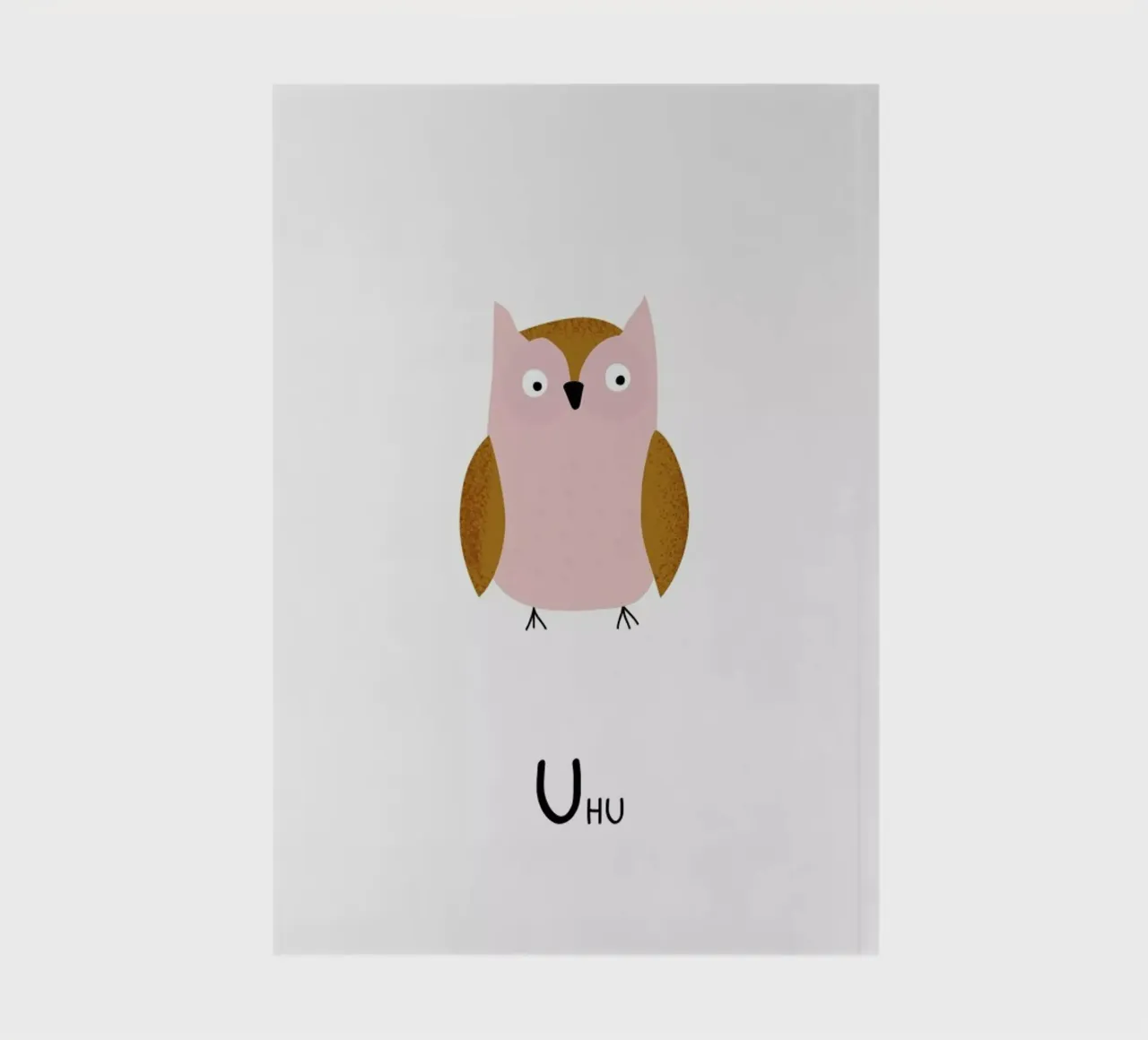 Uhu notebook by Little Flourishes
