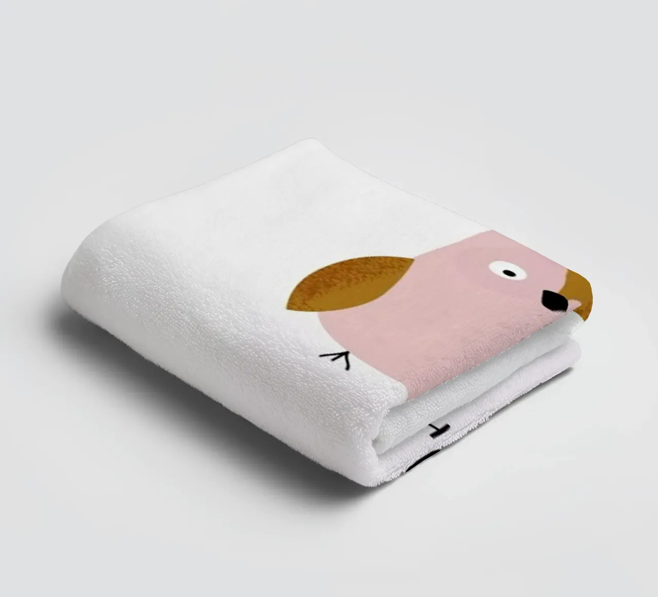 Uhu asciugamano da bagno da Little Flourishes