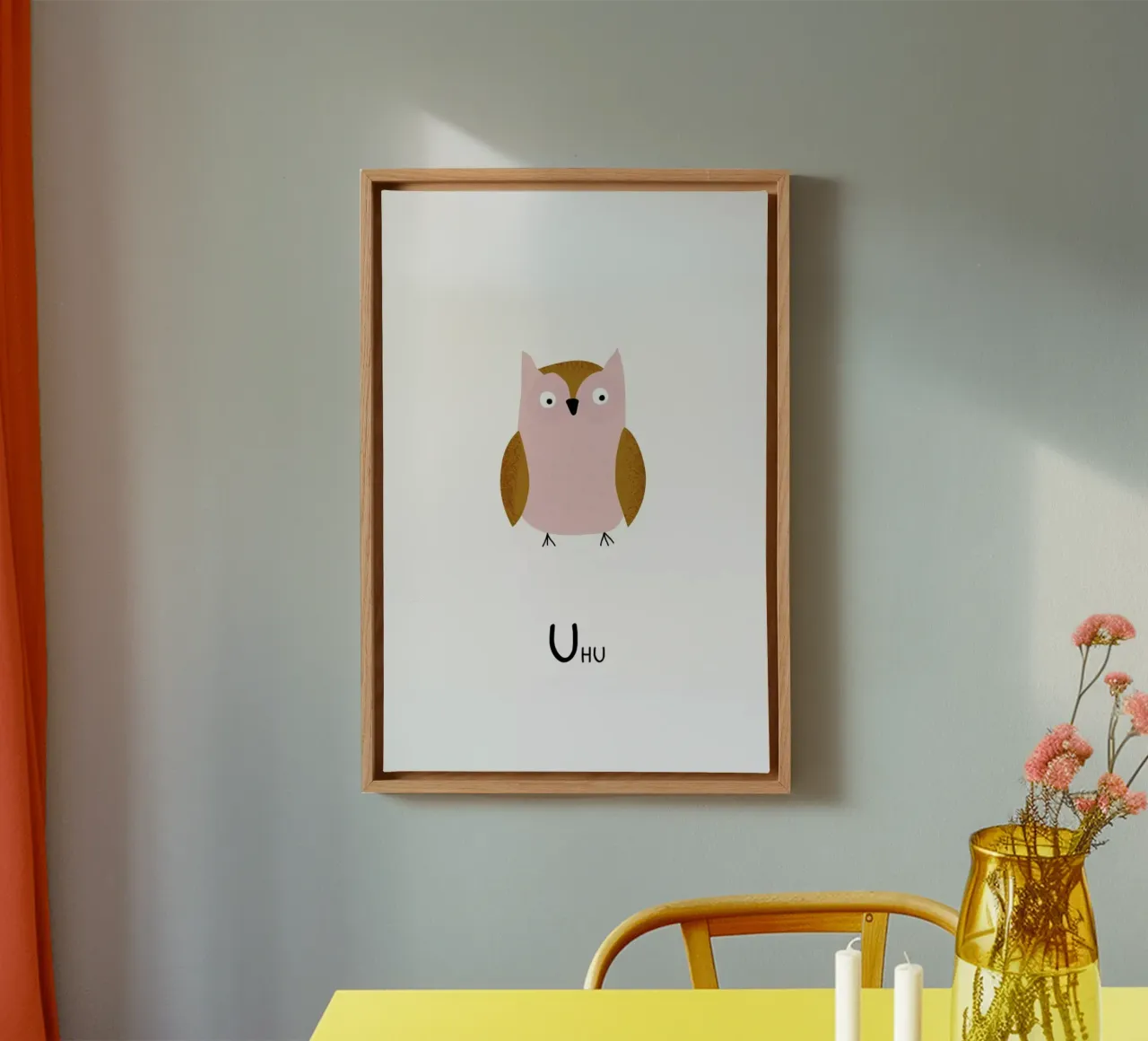 Uhu tela con Cornice a cassetta da Little Flourishes