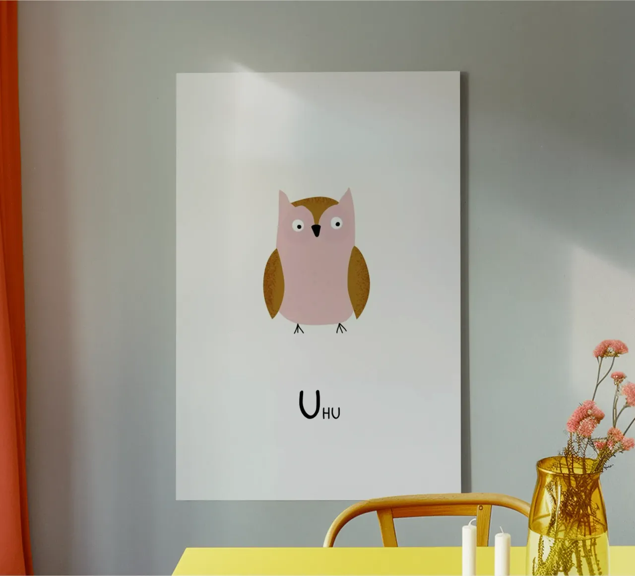 Uhu tela con Cornice a cassetta da Little Flourishes