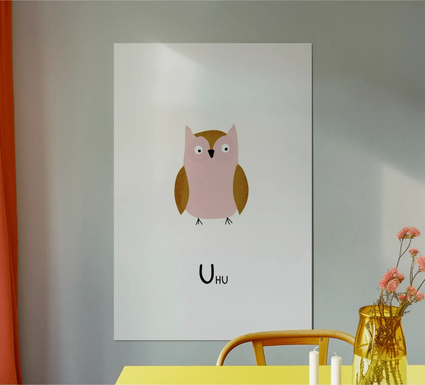 Uhu poster da Little Flourishes