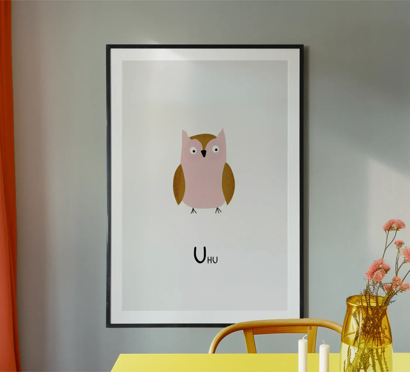 Uhu poster da Little Flourishes