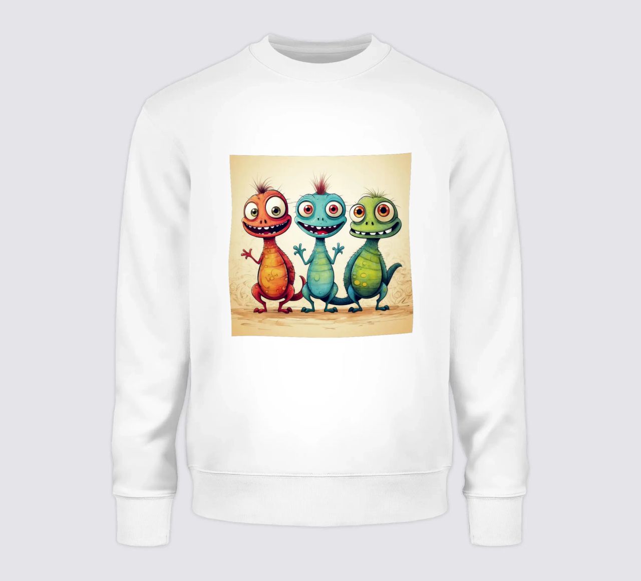 Retro Lizard Gang sudadera de Funny Animals