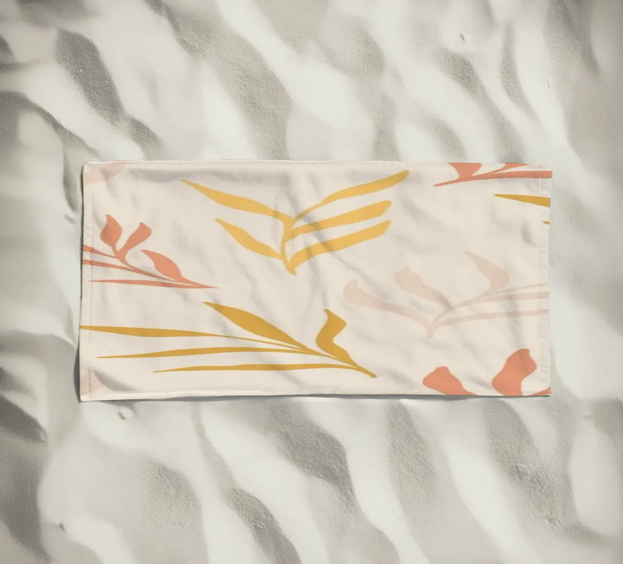 Soft branches beach towel by Wackapacka