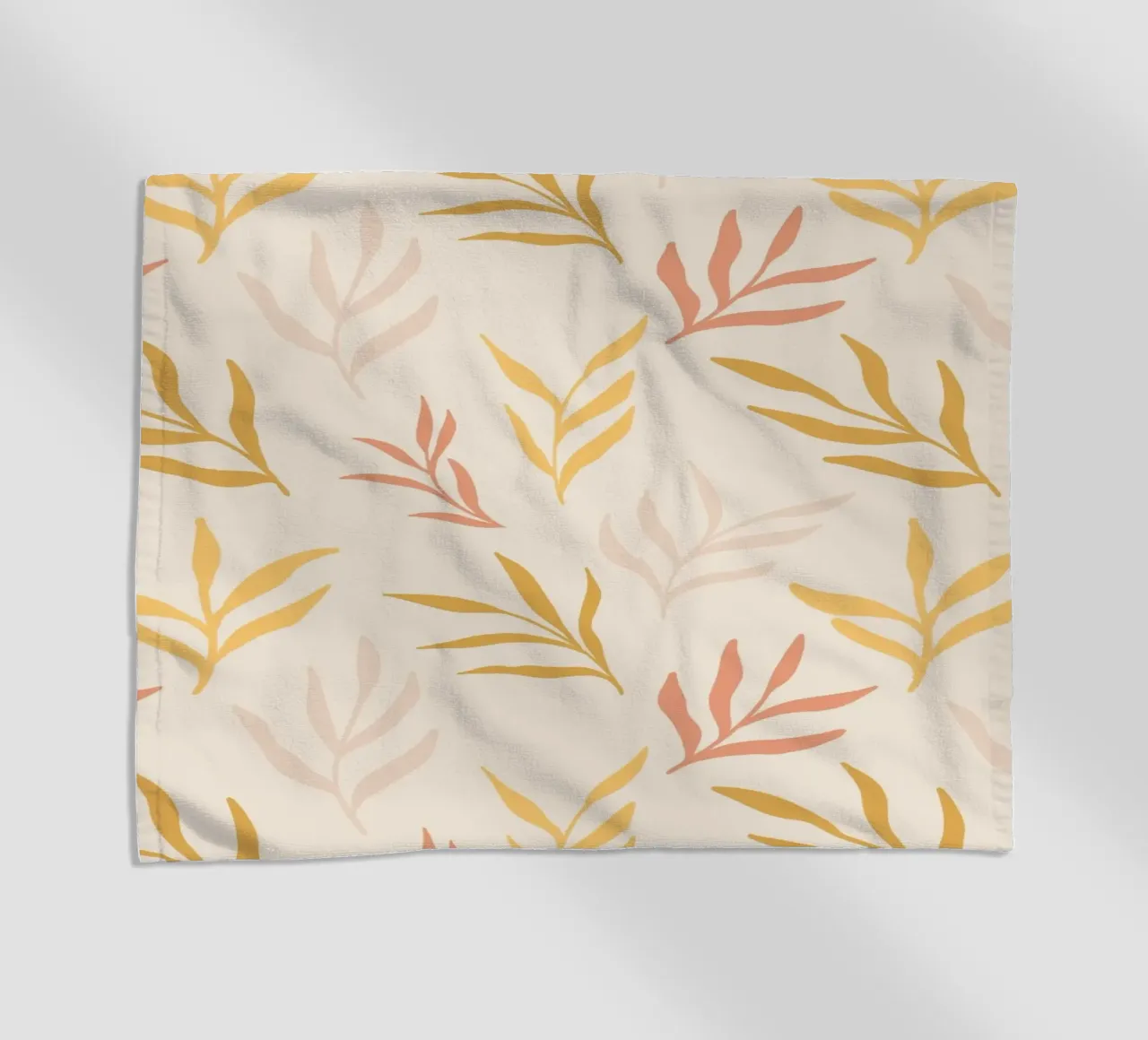 Soft branches beach towel by Wackapacka