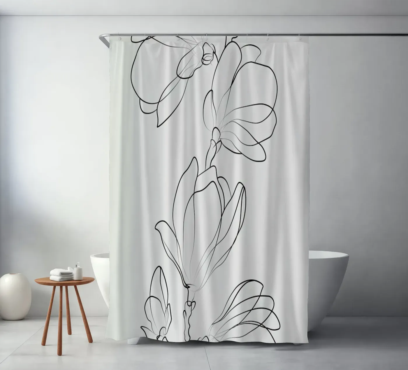 Botanic douchegordijn van Pure