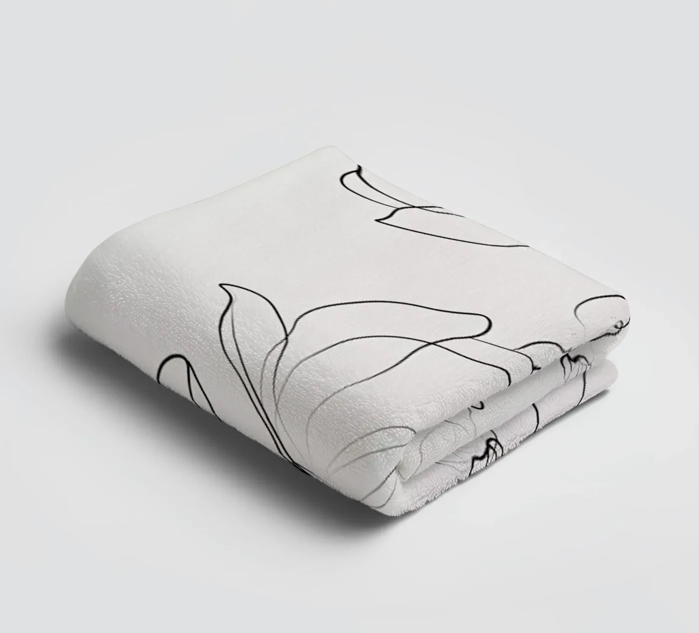 Botanic badhanddoek van Pure