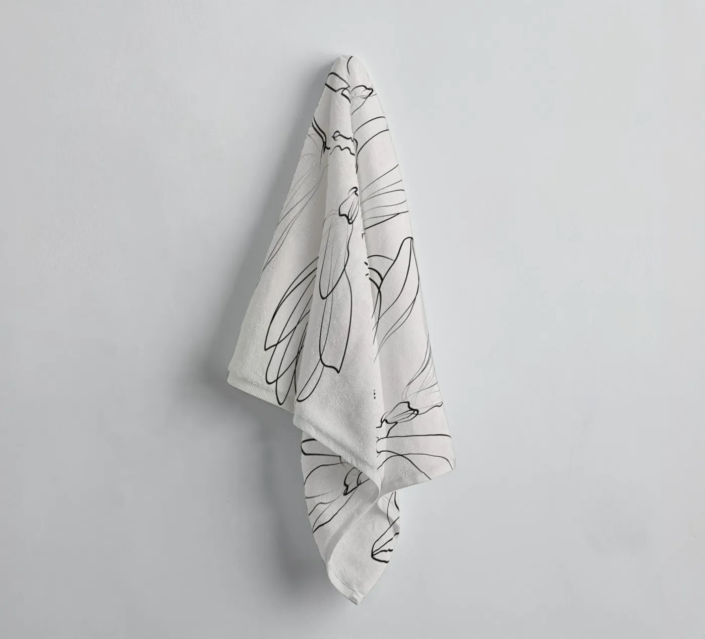 Botanic badhanddoek van Pure