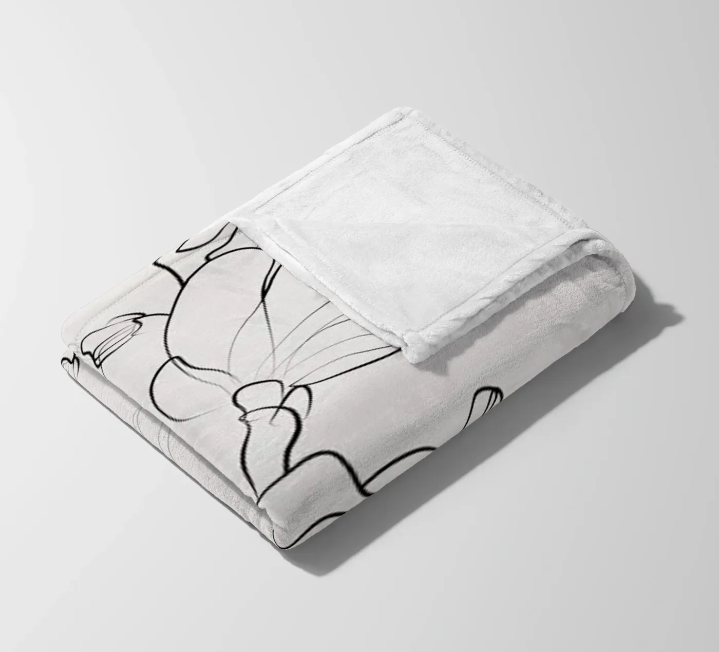 Botanic plaid polaire de Pure