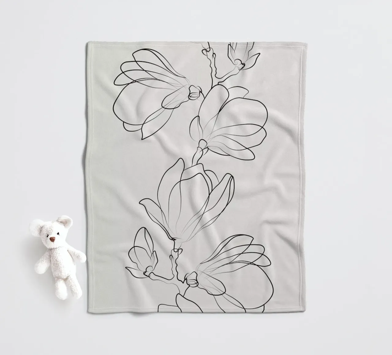 Botanic Fleecedecke von Pure