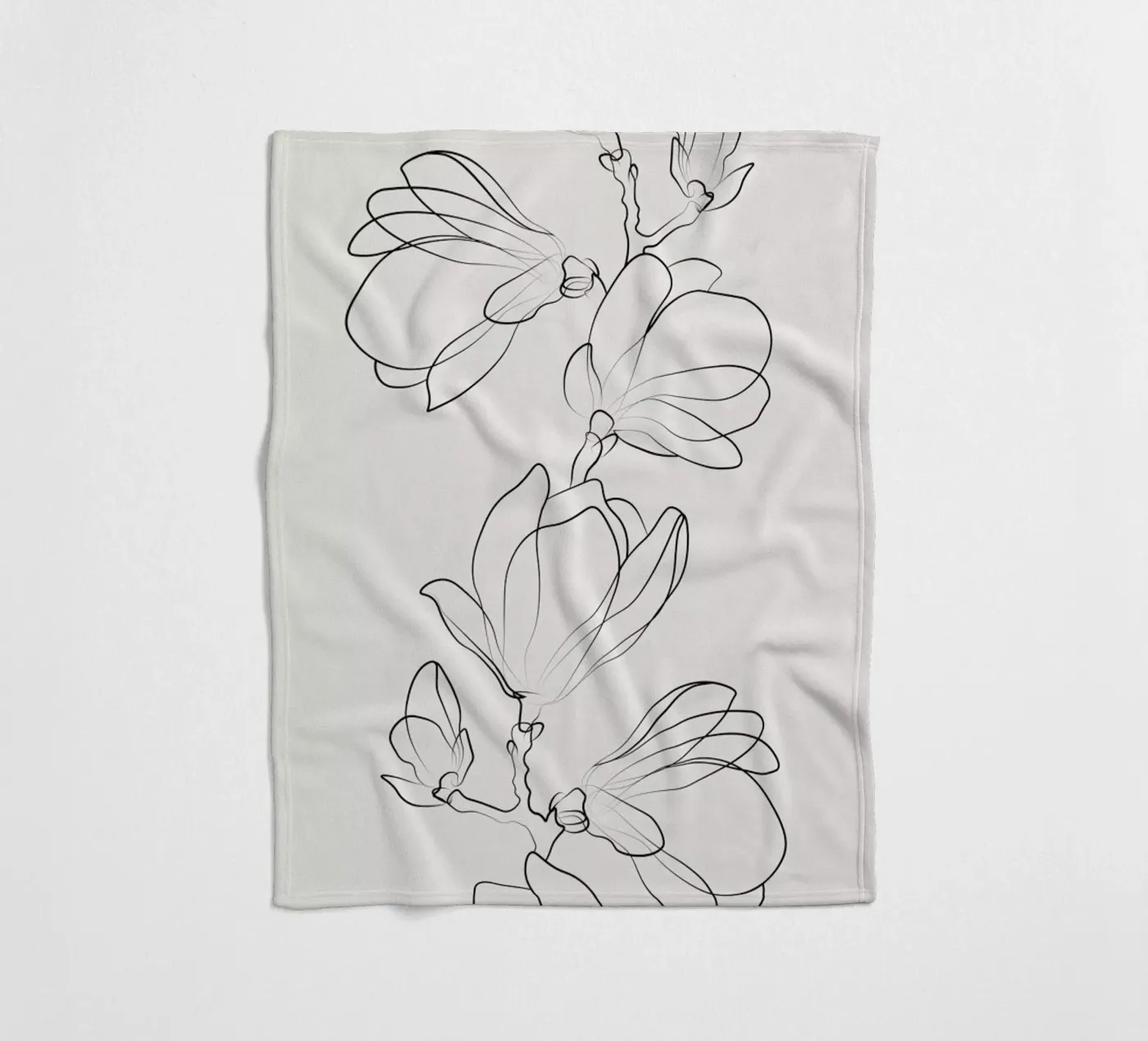 Botanic plaid polaire de Pure