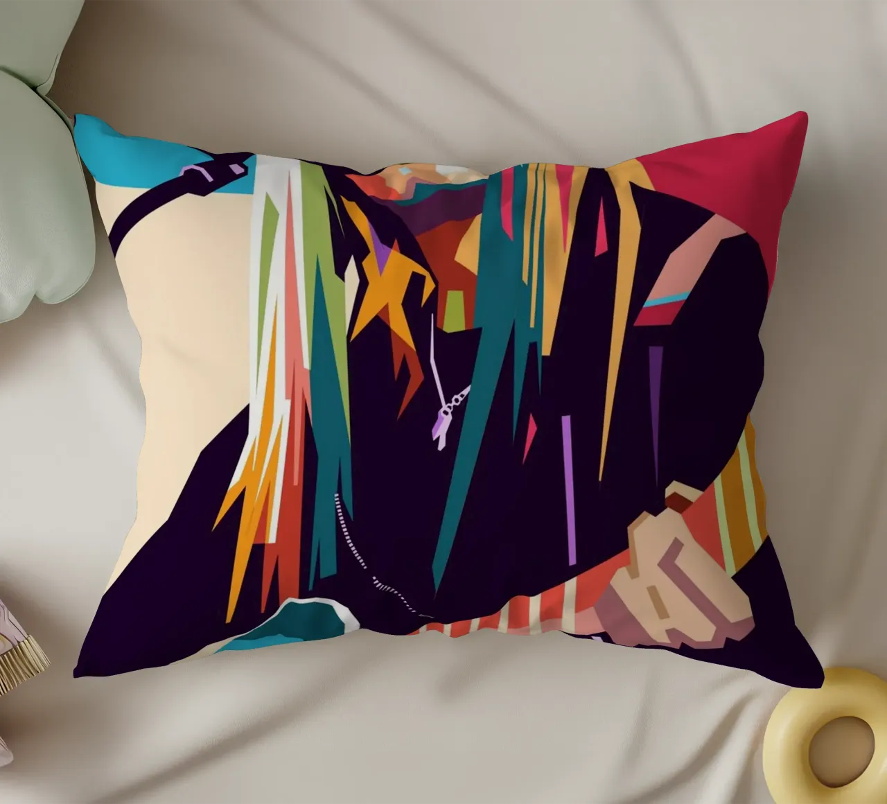 Avril Lavigne pop art cuscino da Hantamrata