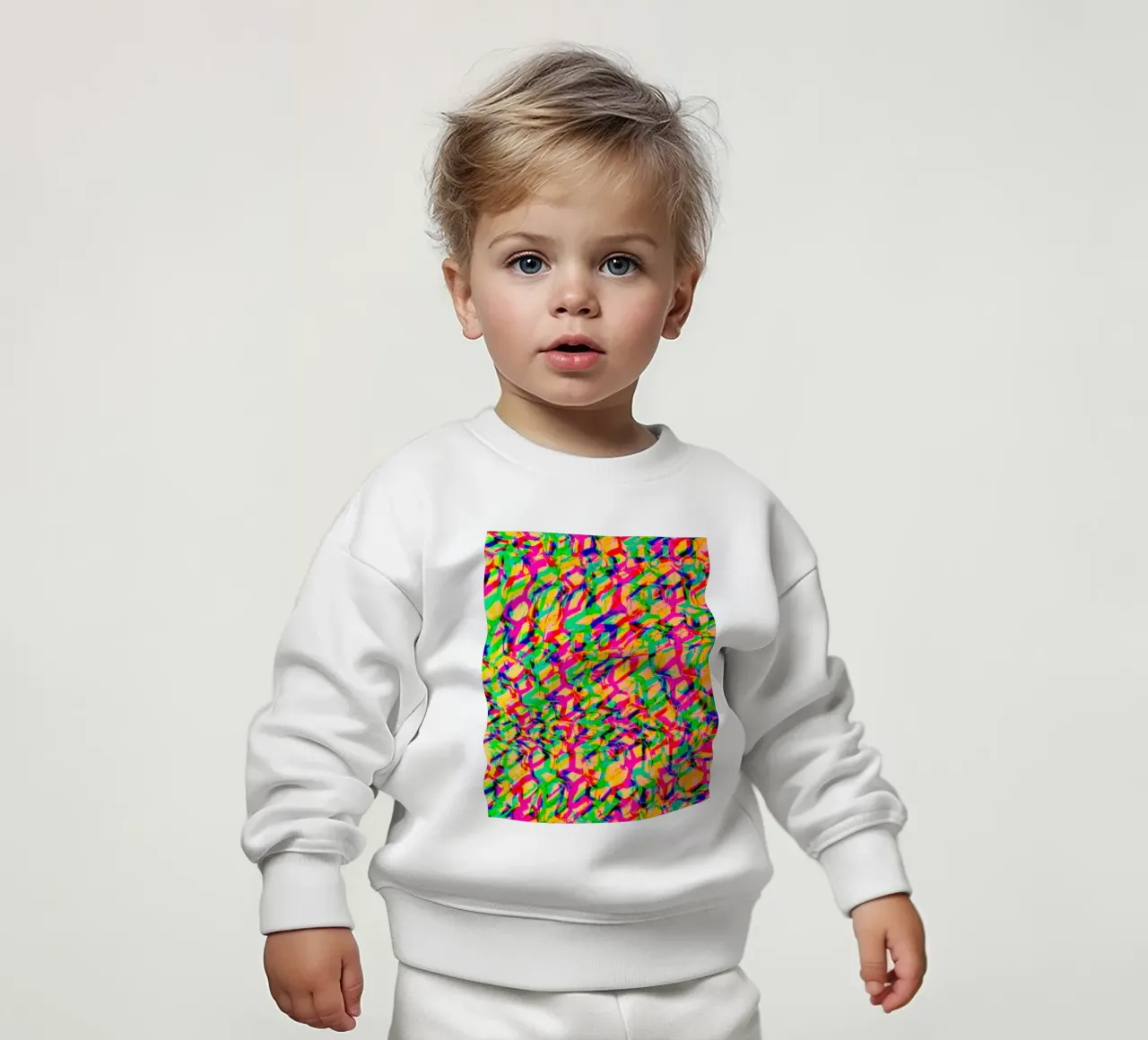 Rainbow_Block_XRR baby sweatshirt by Crypto_Jungle