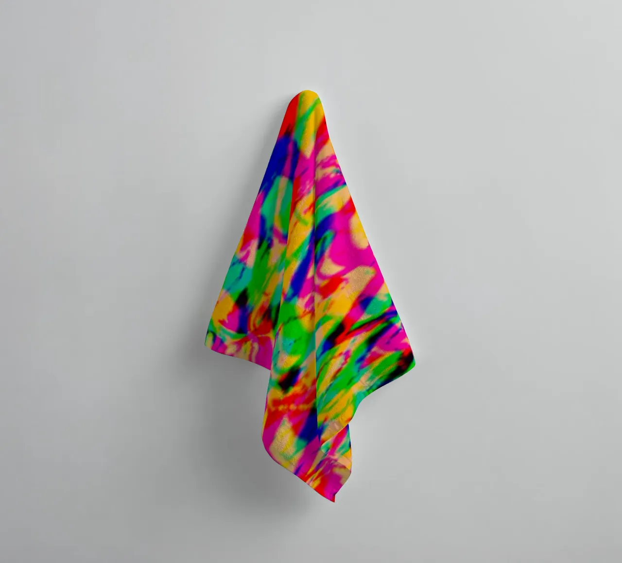 Rainbow_Block_XRR asciugamano da bagno da Crypto_Jungle