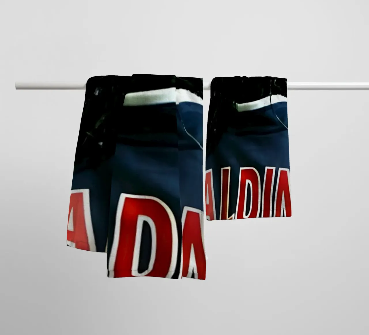 Ronaldinho asciugamano da bagno da Low poly art
