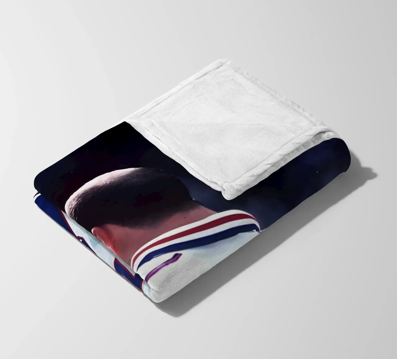 Zidane fleece blanket by Low poly art