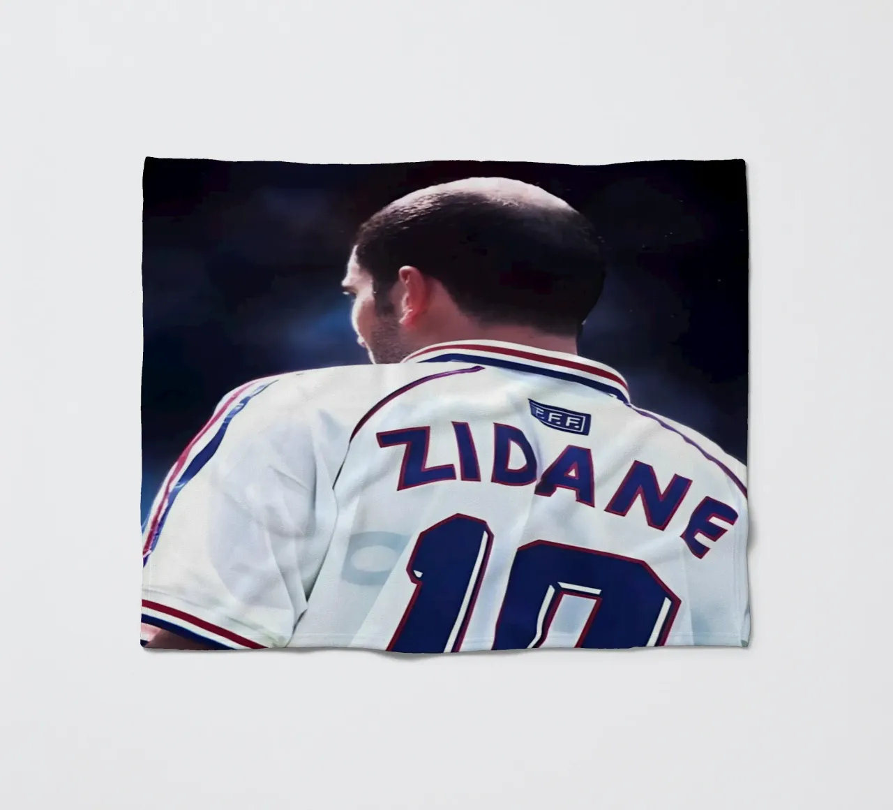 Zidane fleece blanket by Low poly art