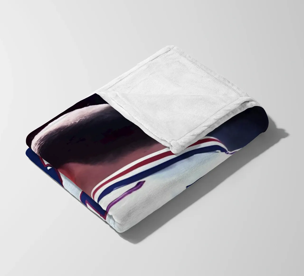 Zidane fleece blanket by Low poly art