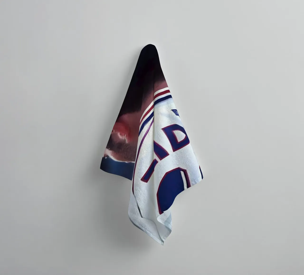 Zidane towel by Low poly art