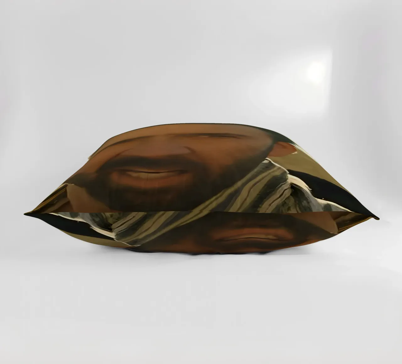 Nicolas meme cuscino da Low poly art