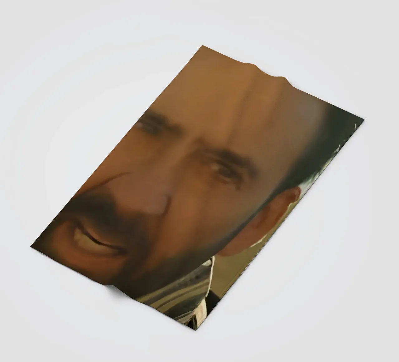 Nicolas meme coperta in pile da Low poly art