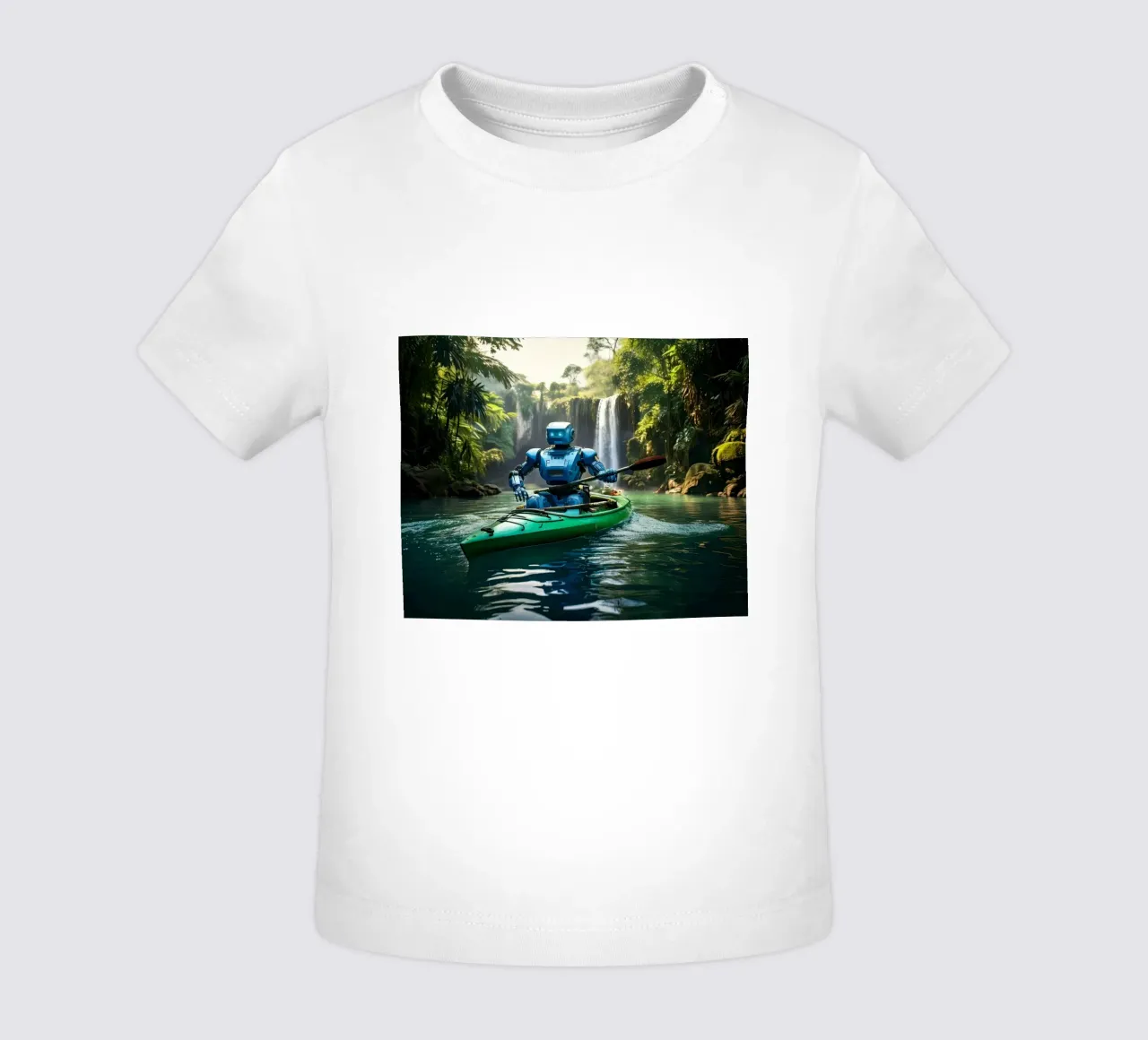 ROBOT EN CANOE. maglietta neonato da Thierry vobmann photography