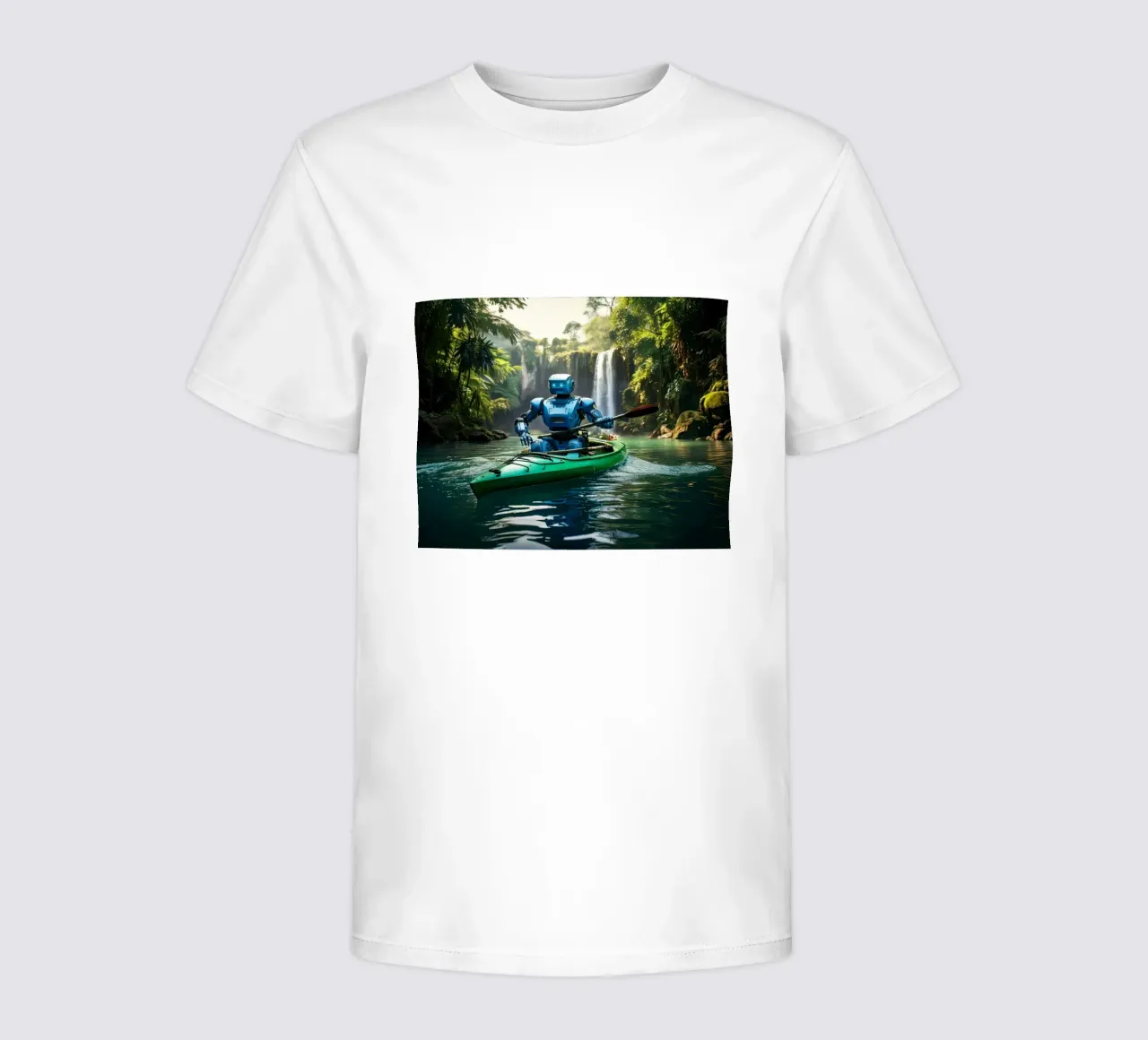 ROBOT EN CANOE. t-shirt bambini da Thierry vobmann photography