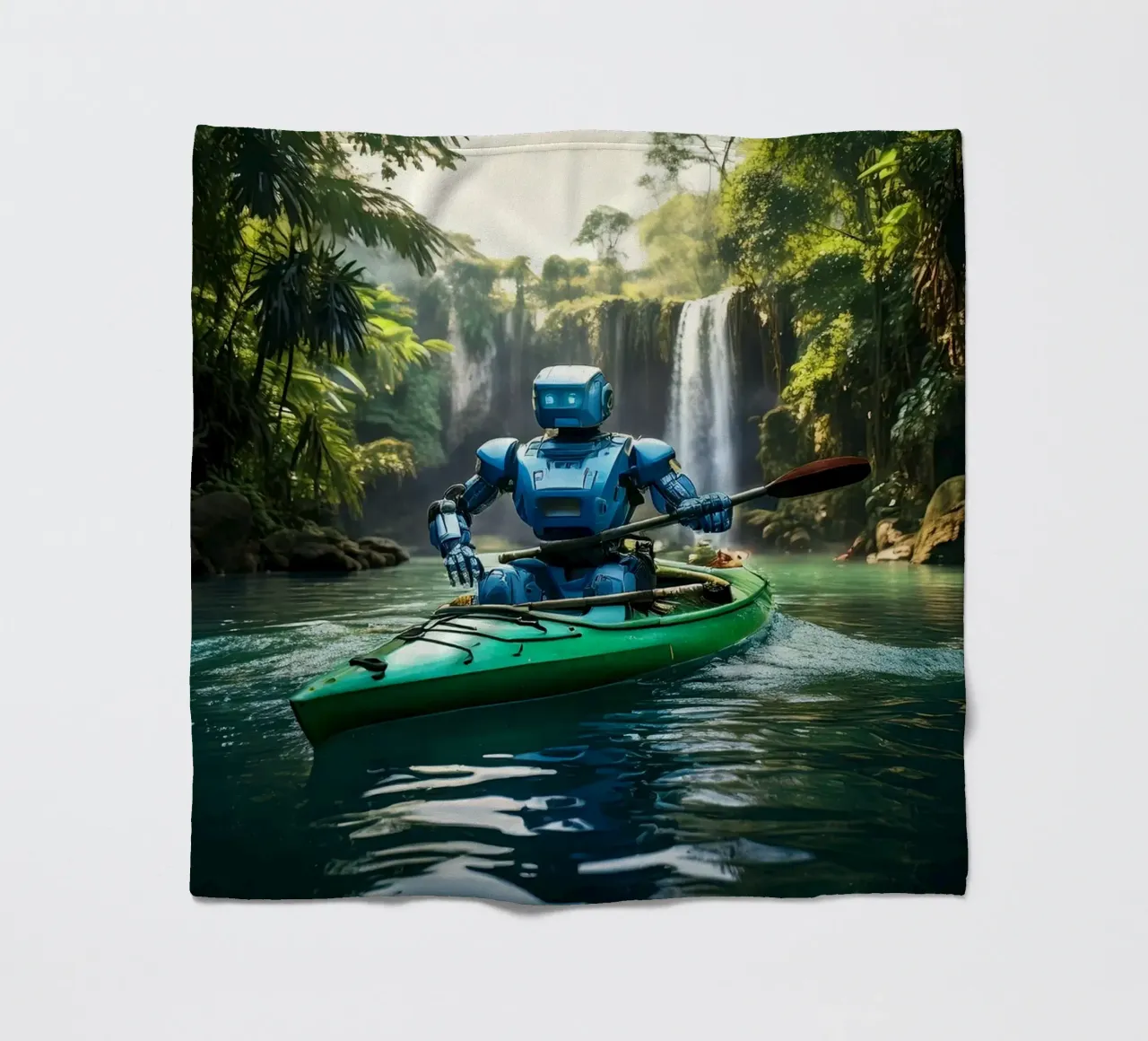 ROBOT EN CANOE. coperta in pile da Thierry vobmann photography