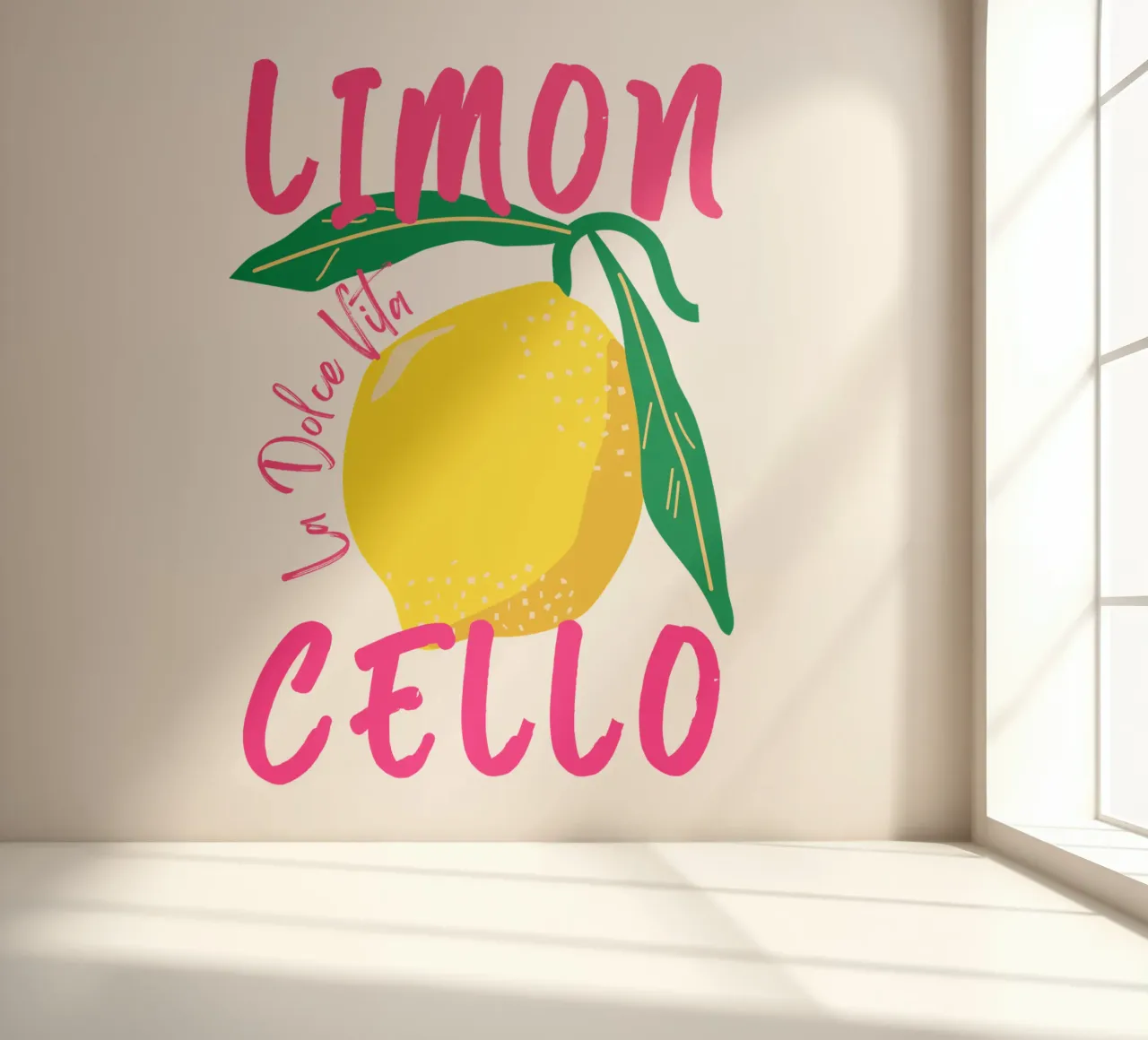 Limoncello - La Dolce Vita II Fototapete von ArtDesign by KBK