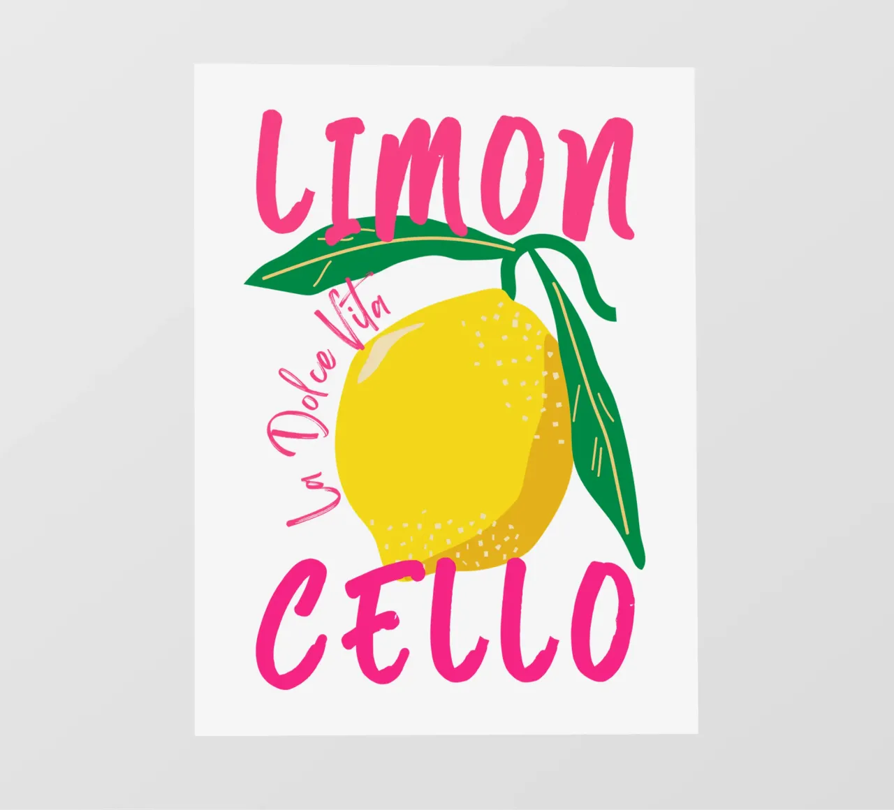 Limoncello - La Dolce Vita II Fototapete von ArtDesign by KBK