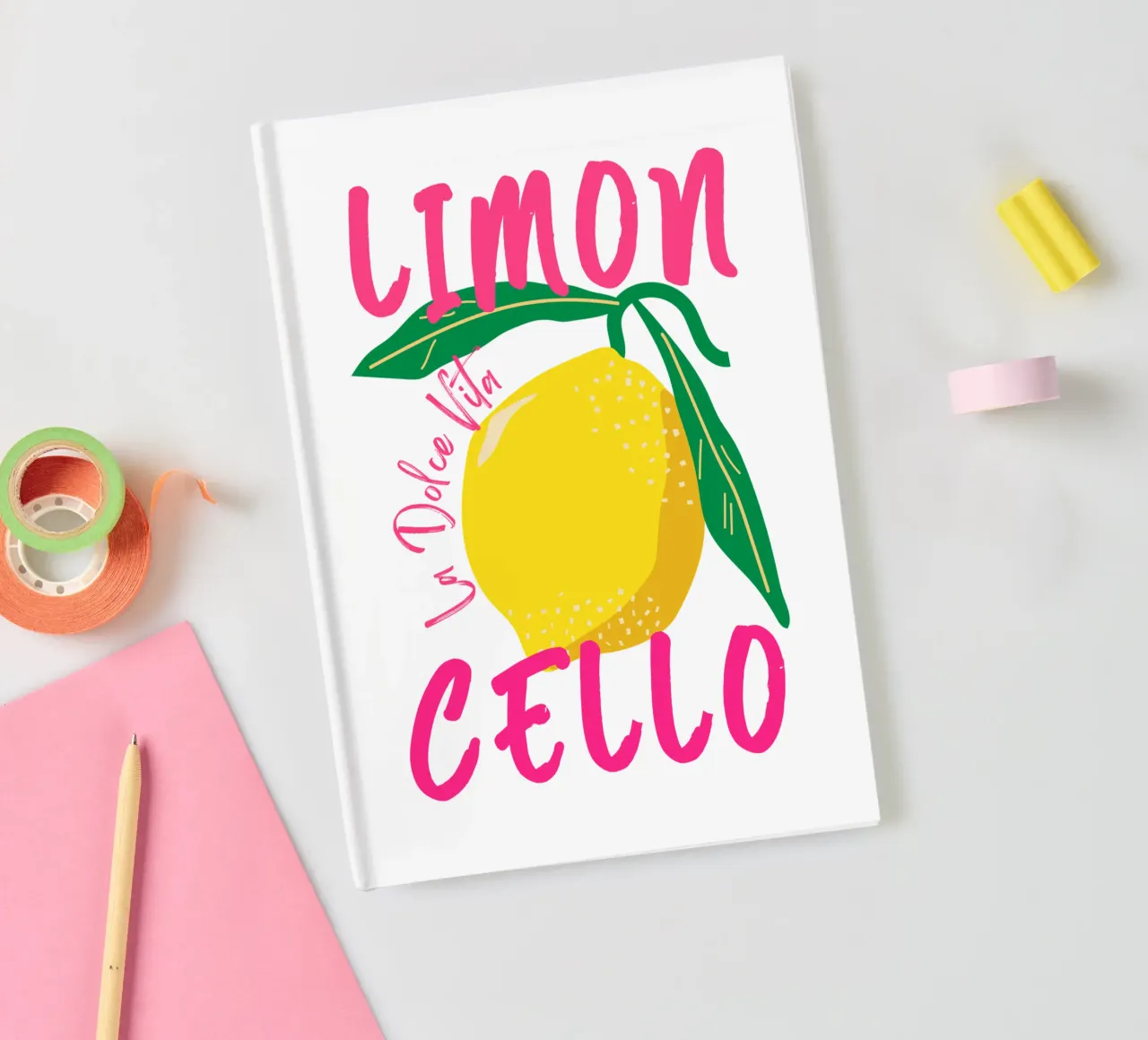 Limoncello - La Dolce Vita II notitieboek van ArtDesign by KBK
