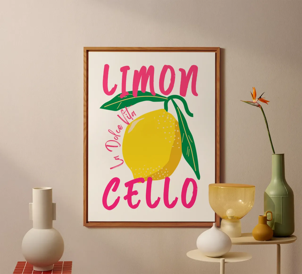 Limoncello - La Dolce Vita II alluminio dibond da ArtDesign by KBK
